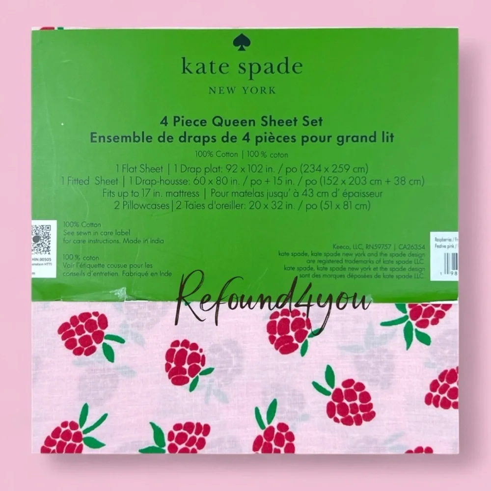 kate spade queen sheet
